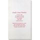 A Lot of Text Bamboo Luxe Guest Towels Image 2 of 3
